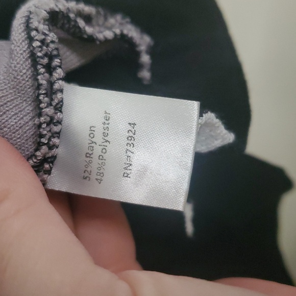 Ming Wang Asymmetrical Striped Batwing Top One Size Button Design - Picture 8 of 12